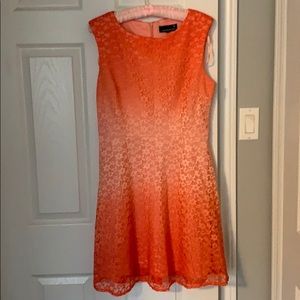 Orange/Peach Gradient Dress